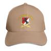 Th Armored Cavalry Veteran Baseball Cap Cotton Twill Breathable Contrast Two Tone Brim Snapback Flat Bill