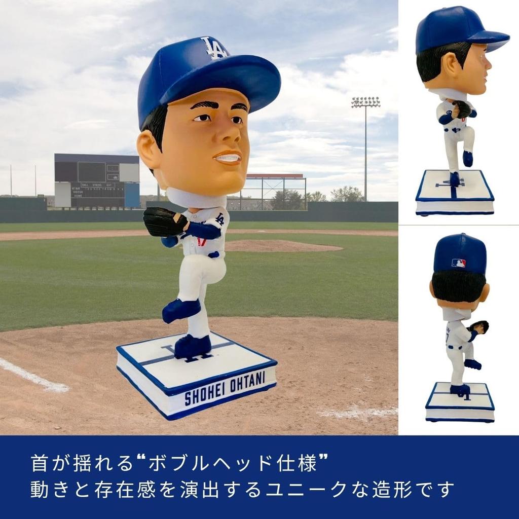 [Limited to 10,000 pieces worldwide] Shohei Ohtani Mini Bobblehead, Official MLB FOCO Merchandise, Figure-Style Dodgers Bubble Head