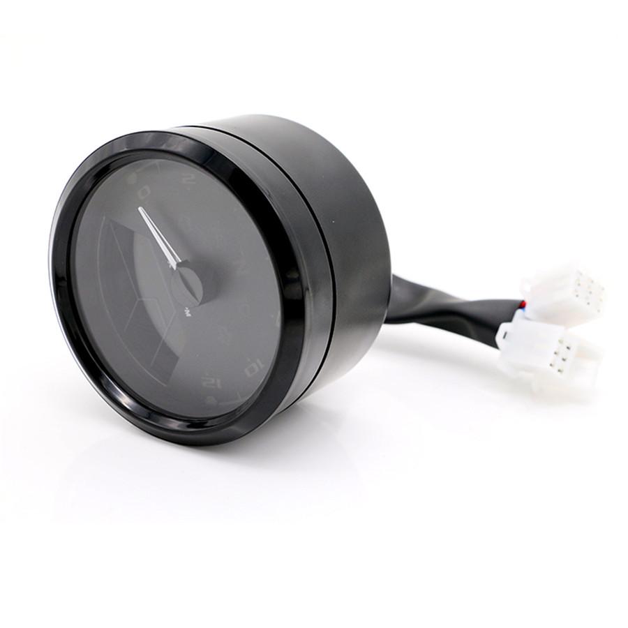 12000RPM Motorcycle Universal LCD Signal Speedometer Tachometer Odometer Gauge