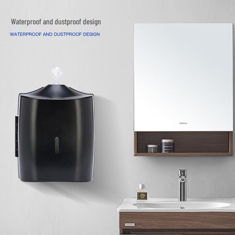OIMG Waterproof Large Roll Wall-Mounted Tissue Box