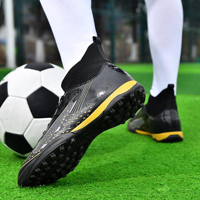 Unisex Soccer Shoes TF/AG Outdoor Professional Training Football Shoes for Men/Women/kids