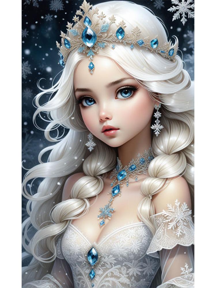 5D DIY Diamond Painting Portrait Beautiful Woman Full Square Round Diamond Mosaic Flower Rhinestone Pictures Home Decoration