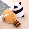 Porte-clés Panda en Peluche avec Design Réversible pour Filles et Accessoires de Sac
