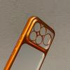 Custodia Rigida Trasparente con Bordo Lucido Placcato di Lusso per Xiaomi Poco F8Ultra F8Pro Copertura Posteriore Rigida Sottile Antiurto con Protezione Completa per Fotocamera