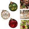 Christmas Ball Ornament Christmas Tree Hanging Ornament Illuminated LED Xmas Decor for Door Party New Year Anniversary Yard