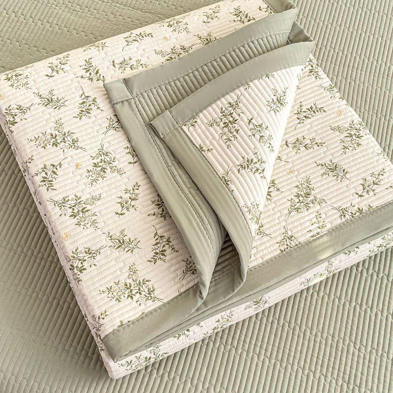 Doppellagiges Garn Gewaschene Baumwolle Bettdecke Beidseitig verwendbare Tatami-Matratze Baumwoll-Bettlaken Matratze