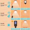 2025 Outdoor Waterproof LED Motion Sensor Lights Remote Control Induction Lighting for Garden Patio Garage Security Night Lamp