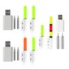 Bâtons lumineux de pêche avec batterie rechargeable et chargeur Canne à pêche de nuit à LED pour la pêche Lampe lumineuse étanche