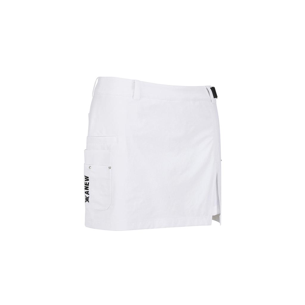 Anew Golf Women Cargo Incision Skirt_Wh