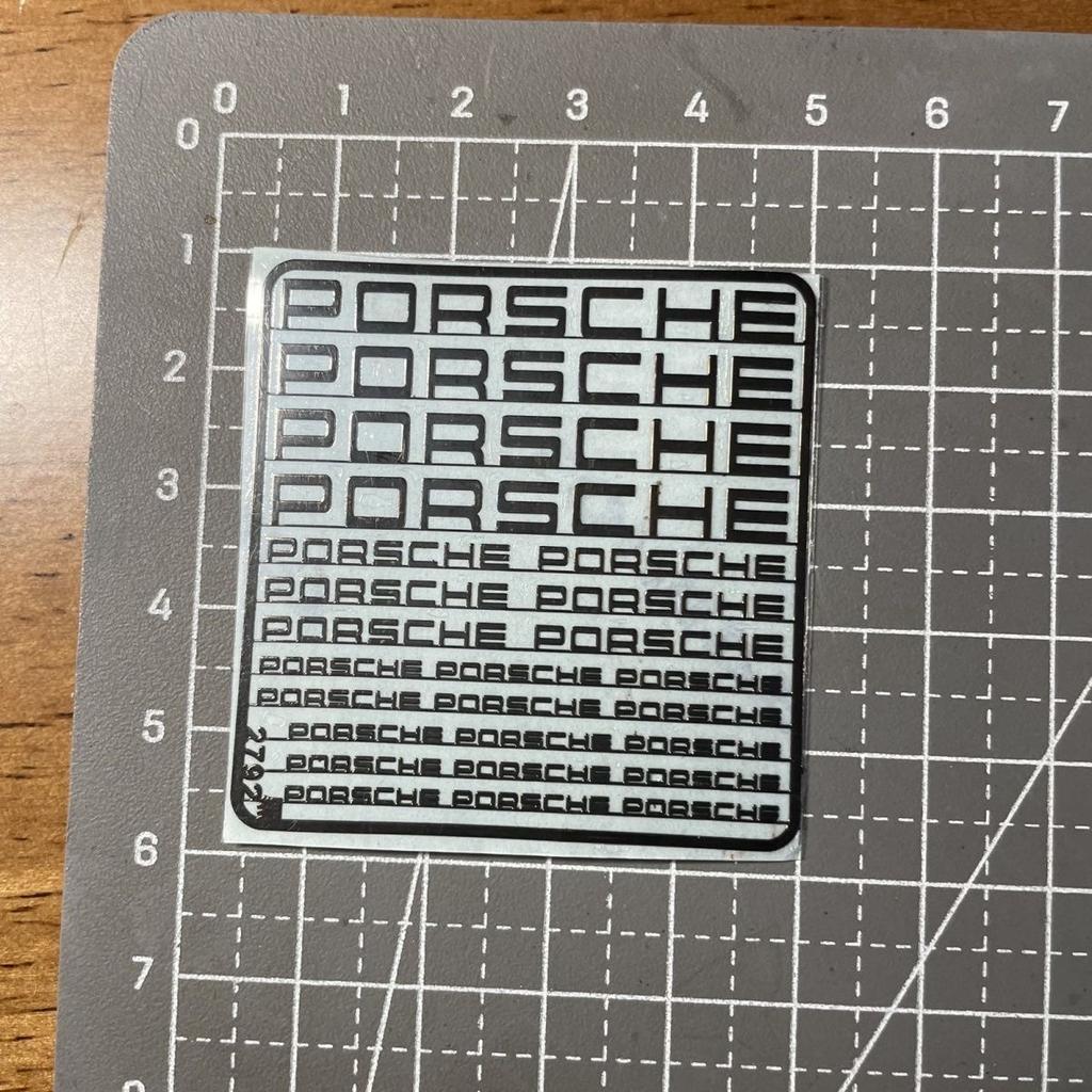 Hbcr1 Metall-Aufkleber für Porsche Modell Aufkleber DIY Dekorieren Aufkleber Motorrad Auto Laptop Fahrrad Koffer Aufkleber für Porsche Macan Cayenne Macan