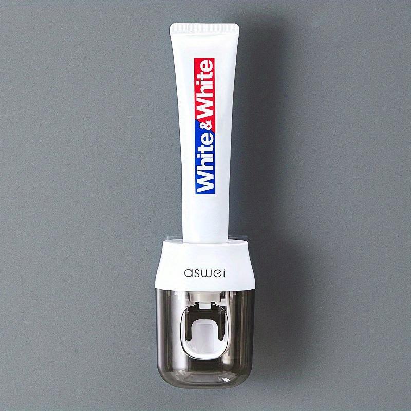 Upgrade Your Bathroom with This Automatic Hands-free Toothpaste Dispenser and Wall-mounted Holder!