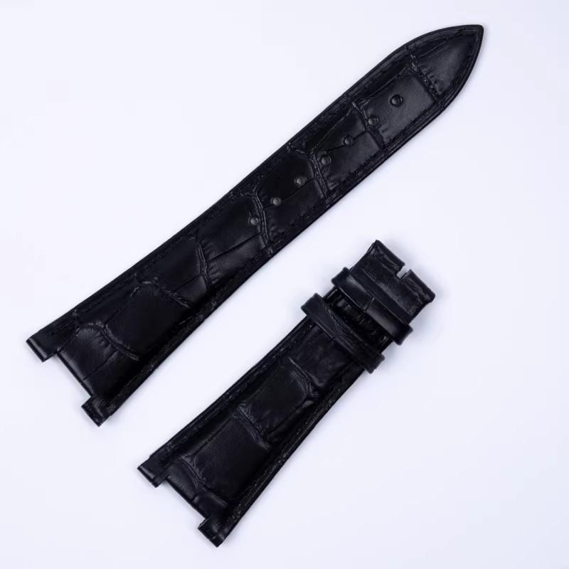 Ремешки для часов Patek Philippe Nautilus Серии 5711 5712 5980 Натуральная Кожа Коровья Водонепроницаемый Ремешок для Часов 25 мм 25mm-12mm