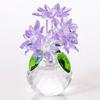 Kertari K9 Crystal Lotus Flower Never Withering Artificial Stylish Interior Small Wedding Suitable for Girlfriend Figurine, Flower, Flower, Bouquet,