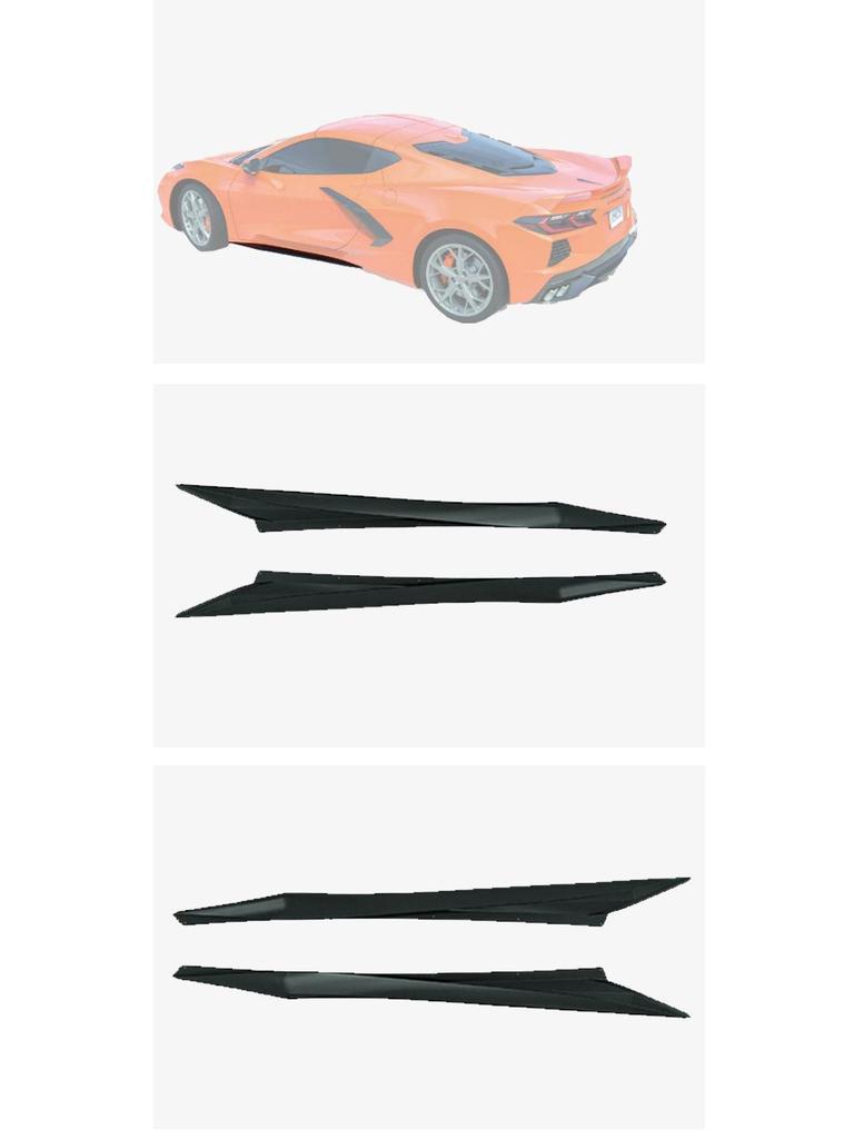 Chevrolet Corvette C8 Side Skirt, 2020-2024 Model Accessory
