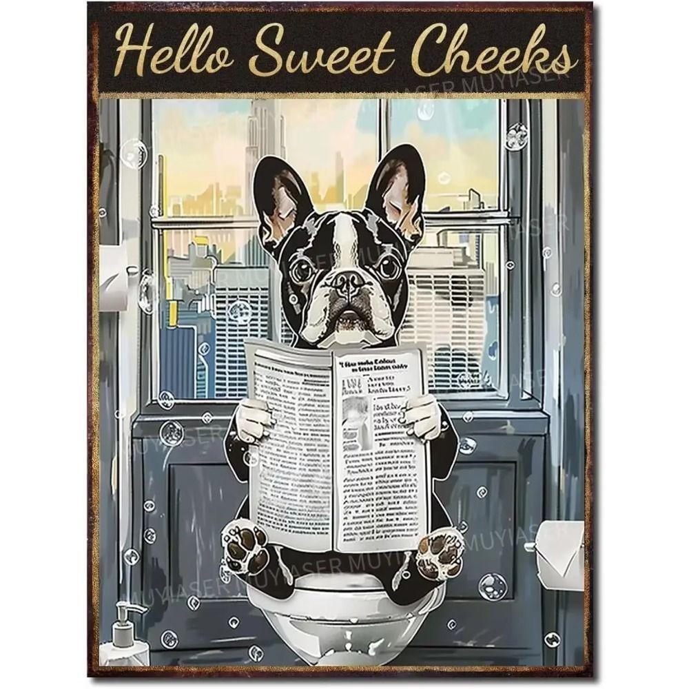 Metal Tin Sign Art Retro Painting 20x30cm Home Wall Decor