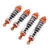 RC Shocks Replacement Damper Springs Shock Absorber Aluminum Alloy for ZD Racing 17 DBX07(Orange
