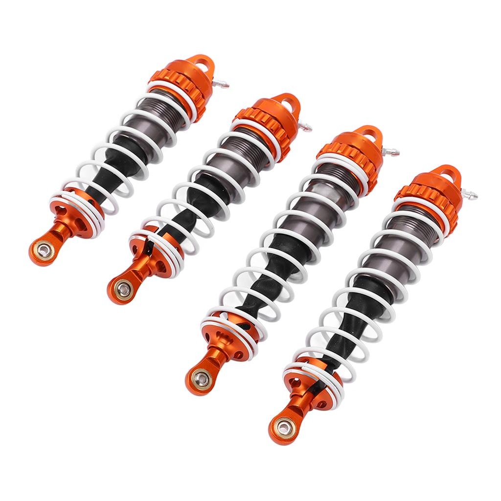 RC Shocks Replacement Damper Springs Shock Absorber Aluminum Alloy for ZD Racing 17 DBX07(Orange