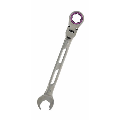 Takagi Gachi Wrench Flexible, 17mm [120 gears for final tightening] [Can turn worn bolts and nuts] [Lightweight and fatigue-resistant] [Quick, continu