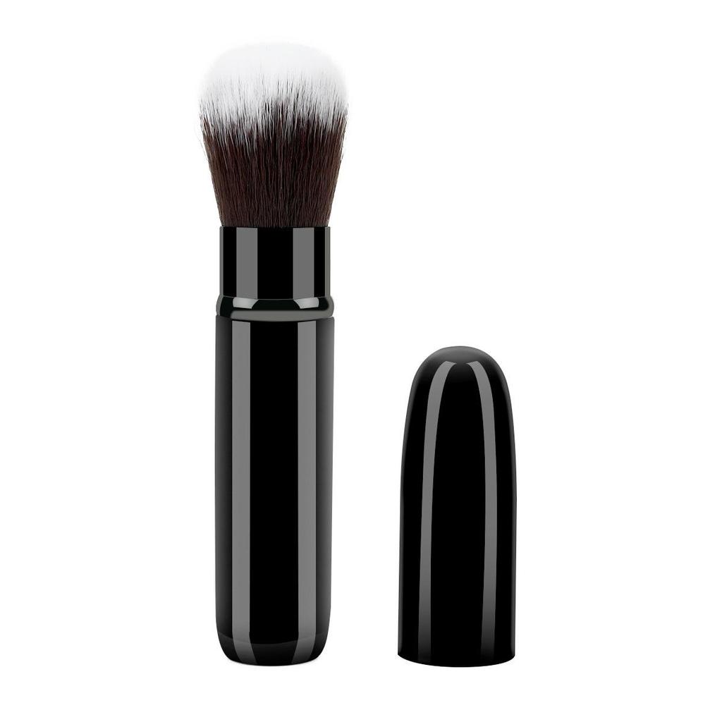 Compact Retractable Makeup Brush - Blush, Powder, Mushroom Head Tool
