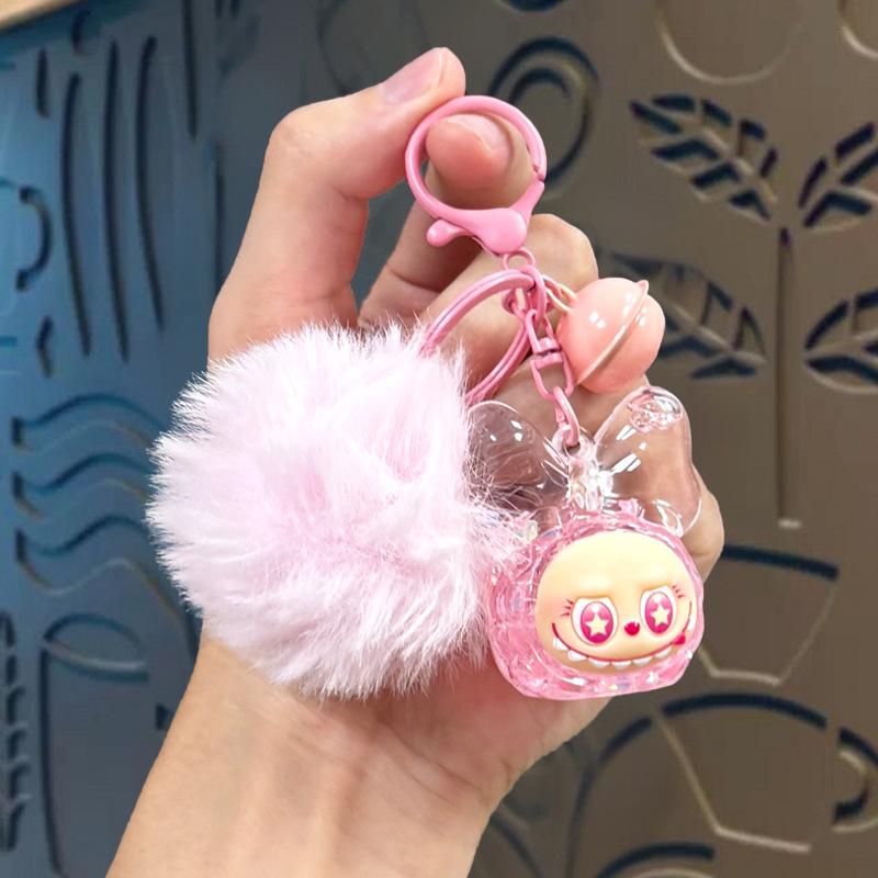 Kreskówkowy Uroczy Portfelik na Monety Labubu i Brelok Etui na Karty – Prezent dla Dzieci i Torebka na Słuchawki