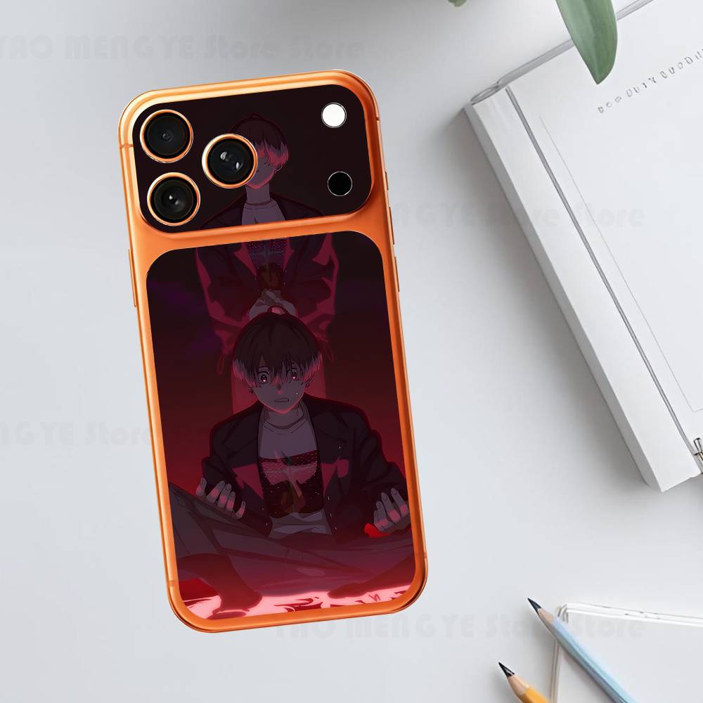 MILGRAM H-Haruka Yuno For Iphone 17 Pro ProMax Back Protective Decorative Sticker Back Cover