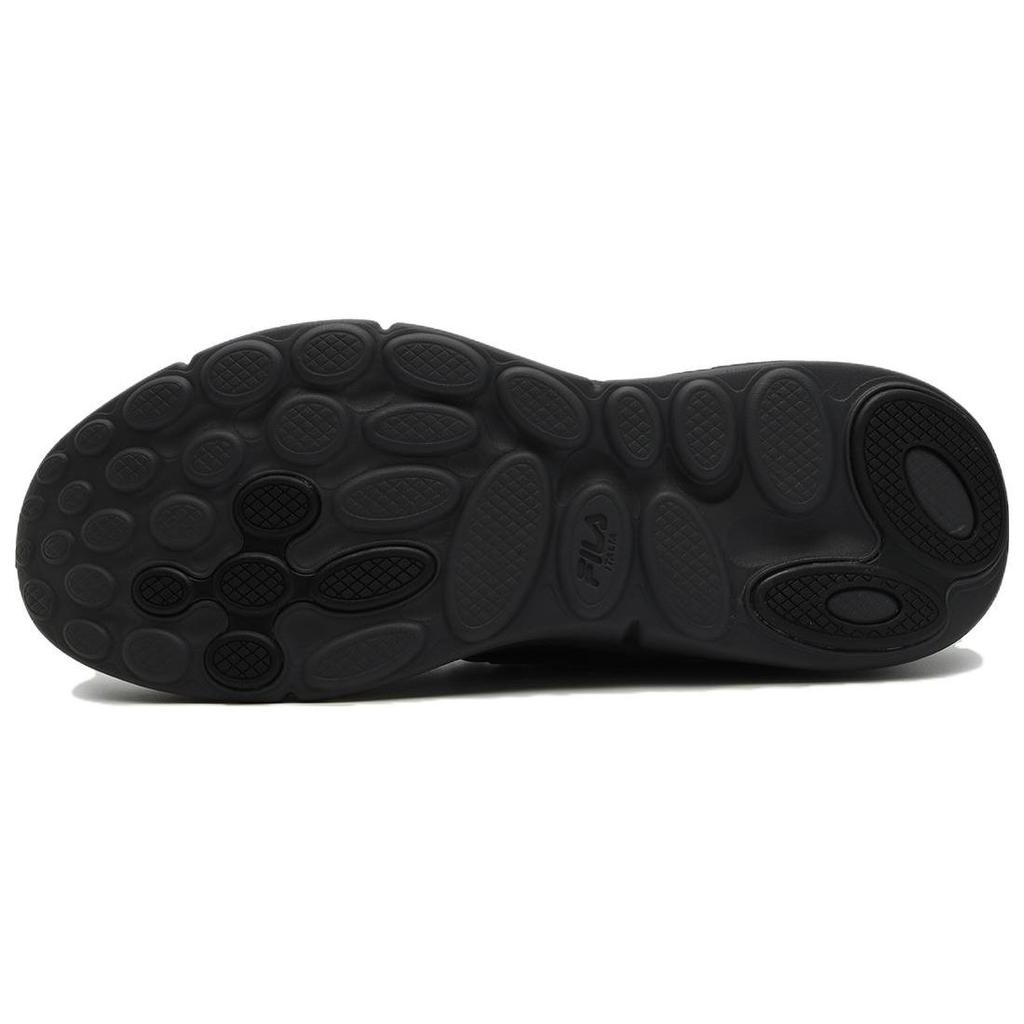 FILA Mind 6 Comfortable Fabric TPU Wear-Resistant Low-Top Running Shoes Men sneaker Black A12M341120FBA