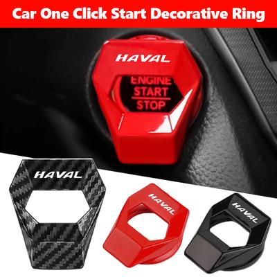 Car One-button Start Stop Ignition Button Cover Decoration Ring For Haval H6 F7 H9 H2 Jolion F7X F7H H5 H7 H2S H8 H3 H4 H1 F5 M4