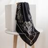Mulberry Silk Silk Scarf for Mother In Law and Elder Gift Thin Sunshade Women's Square Scarf Elegant and Versatile