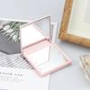 LED Pocket Makeup Mirror with Light: Portable, Double-Sided, Folding Design