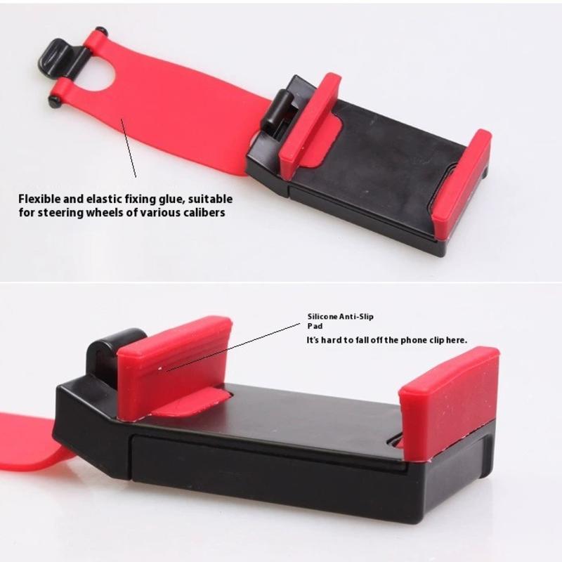 Hot-selling In-Car Steering Wheel Phone Holder Compatible with 5.5-inch and 6.5-inch Phones Easy To Install