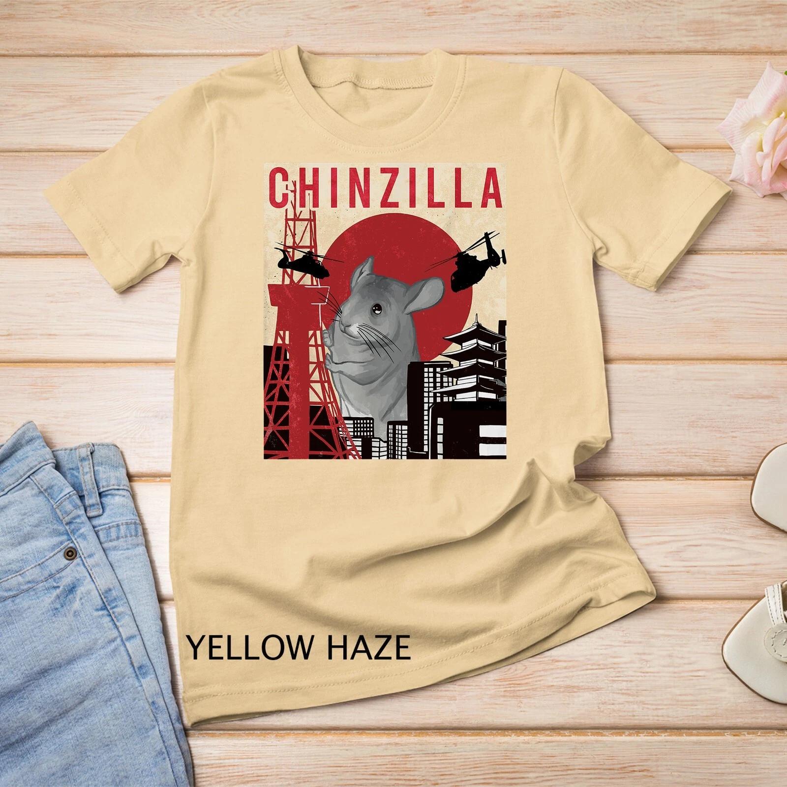 Chinzilla - Смешная футболка унисекс для любителей шиншилл S