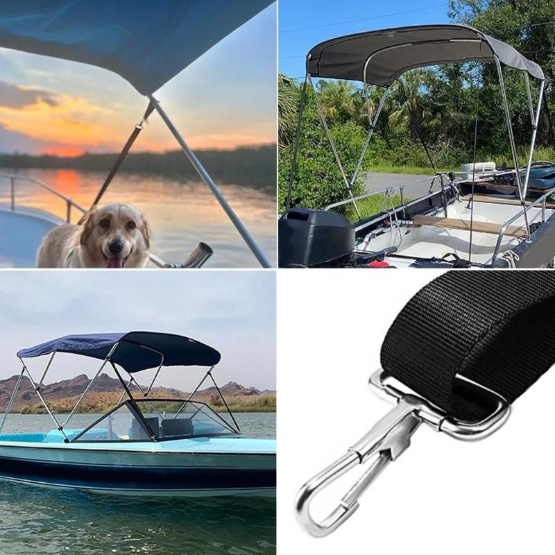 Stainless Heavy Duty Snap Loop Bimini Top Hardware Adjustable Bimini Top Straps