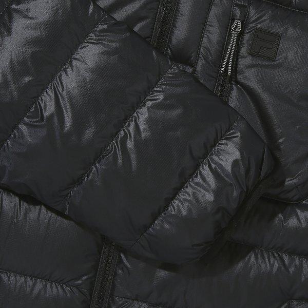 Fila Men S gloSSy ripStop Lightweight Hooded Down Jacket