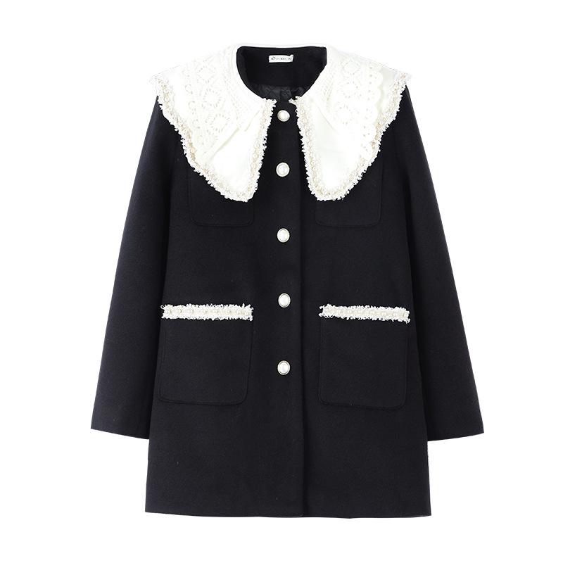 

Весеннее платье люкс больших размеров для микро-полных с облегающим бедра силуэтом - Повседневный, элегантный стиль L (for 52.5-60 kg) чёрный