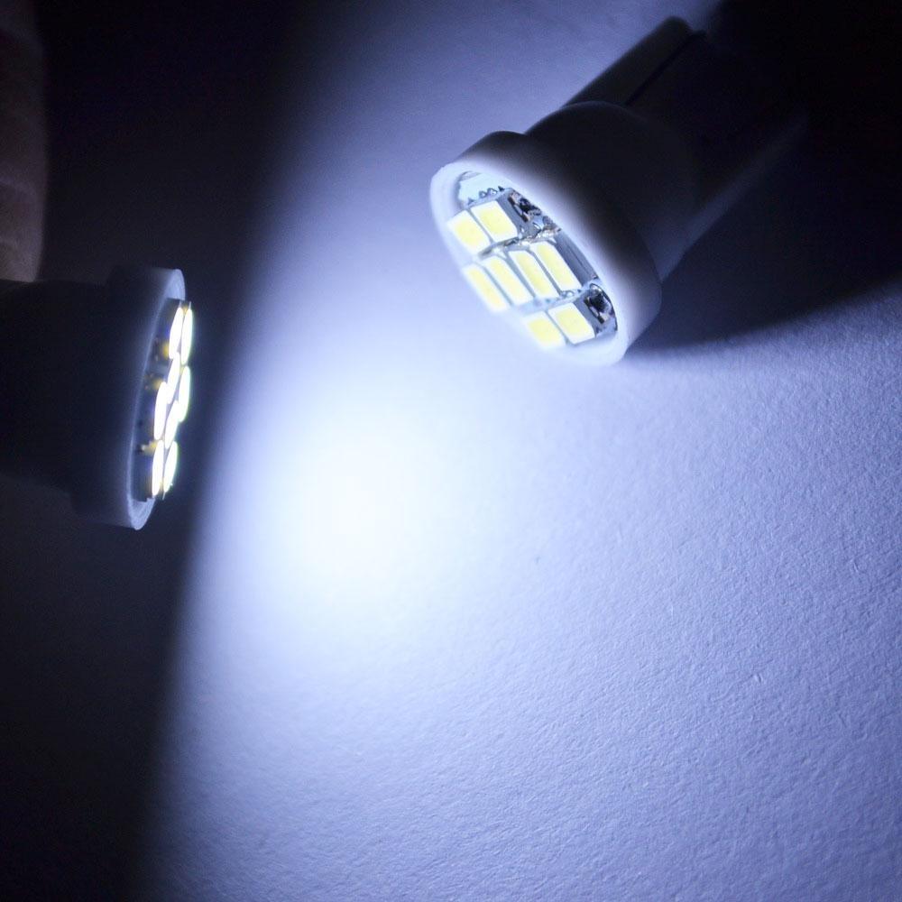 10X T10 1206 8Led Car Led Interior Light 194 168 192 W5W 3020 Auto Wedge Lighting DC 12V License Plate Lamp ParkingTail Light