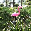 3Lamps/Drag  Led Solar Power Flamingo Lawn Garden Stake Landscape Outdoor