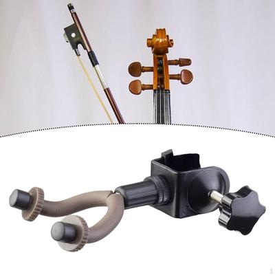 Colgador de Violín Compatible con Soporte de Micrófono, Soporte Diseñado para Uso de Viola y Guitarra