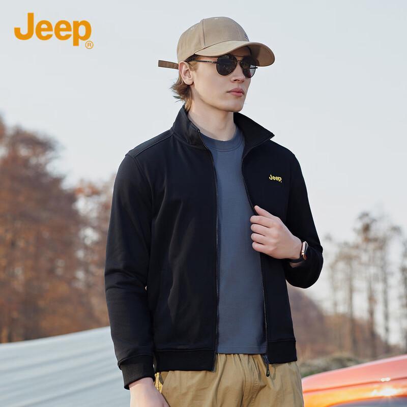 JEEP Men's Casual Sport Cardigan Sweatshirt