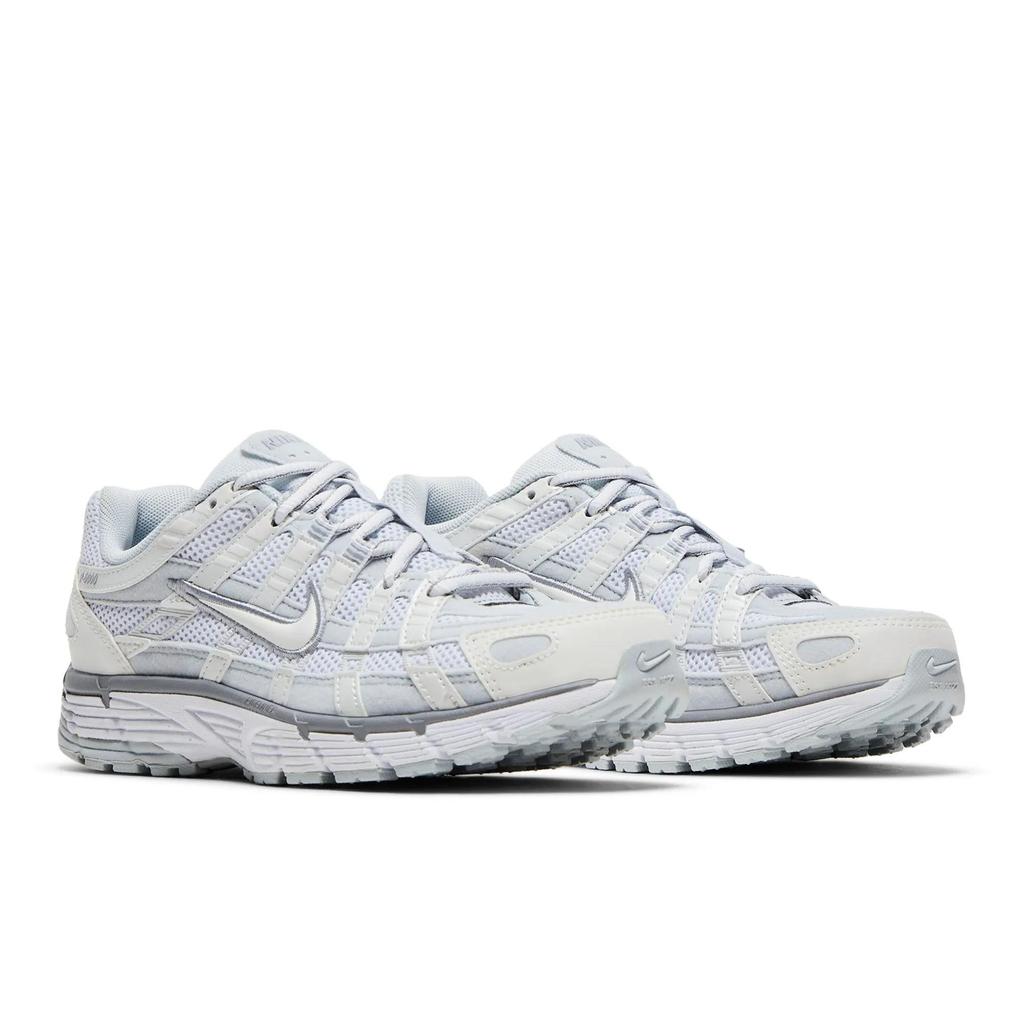 Nike Women's P-6000 'Metallic Summit White' (women's sizes) Metallic Summit White / Pure Platinum / Wolf Grey / White Running Shoes FV6603 101