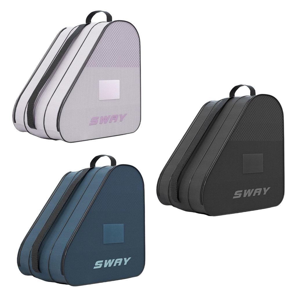 Roller Skate Bag Skating Shoes Carry Bag Three Pockets Large