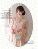 Sweet Narcissus Camellia Knit Dress with Lace Ruffle Collar & Flowy Gauze Skirt