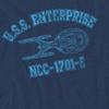 Star Trek Unisex Adult Enterprise E Athletic T-Shirt