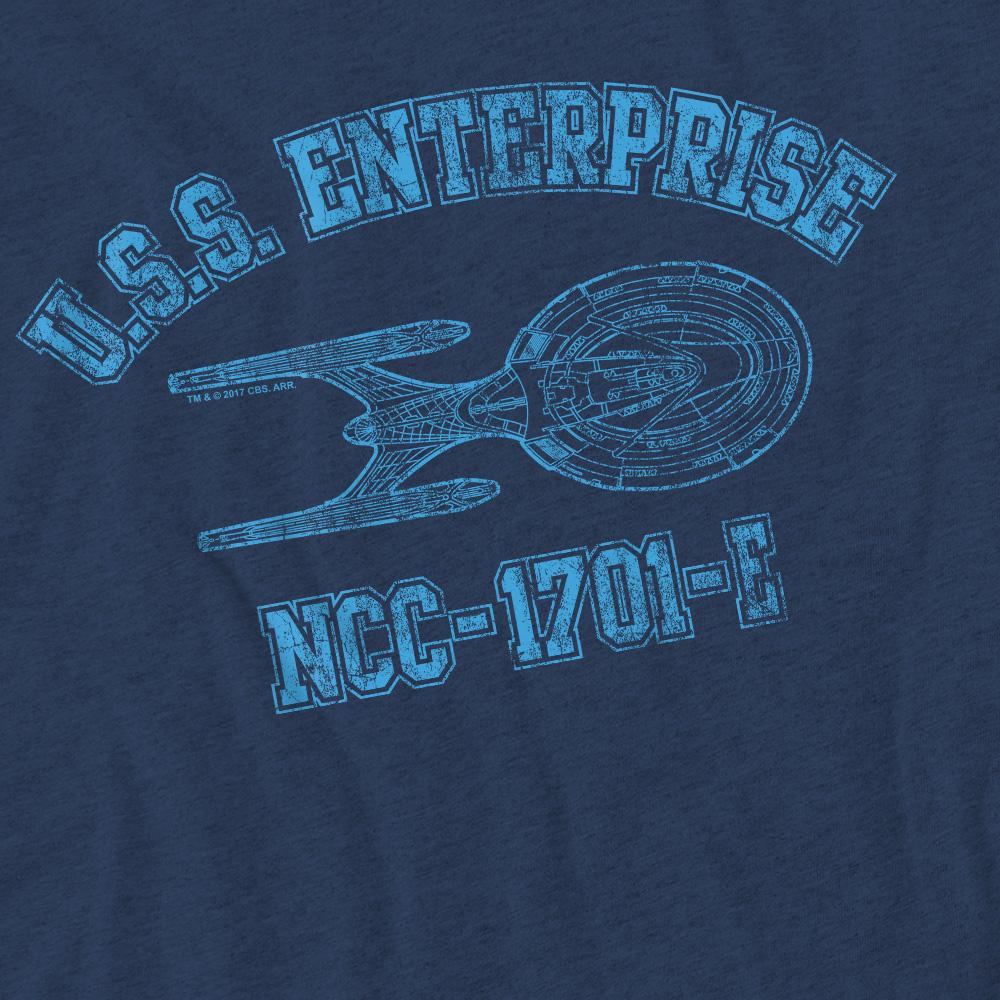 Star Trek Unisex Adult Enterprise E Athletic T-Shirt