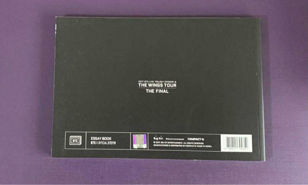[USED] BTS Wings Tour Final Official Essay Book Taehyung V