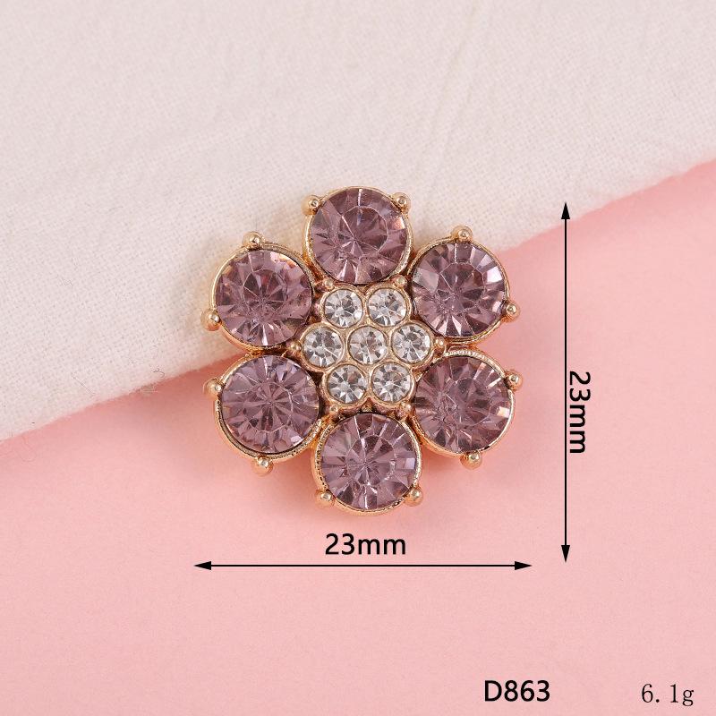 Five-Petal Diamond Flower Snowflake DIY Phone Shell Sticker