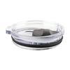Magnetische Lekvrije Tumbler Deksel Vervangend Deksel voor Tumbler Mok met Magnetische Schuif Zwart 20oz Binnendiameter 80mm Buitendiameter 86mm