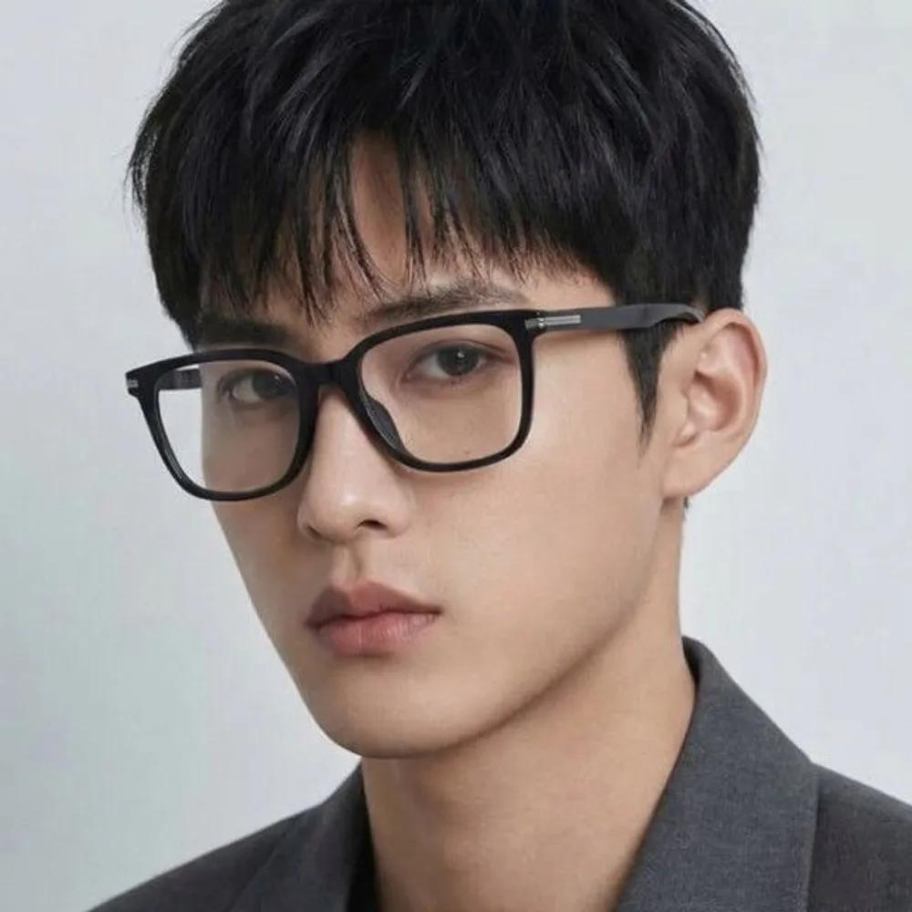 [Hugo Boss] Hugo Boss Eyeglass Frames BOSS1541F 807 Black Square Horn-rimmed Frames Men Women