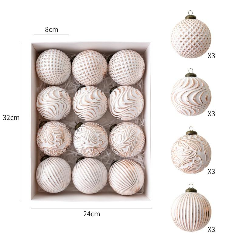 

Christmas Tree Decoration Elegant Hand Painted Xmas Balls Retro Christmas Balls Christmas Ball Ornament For Festive Home
