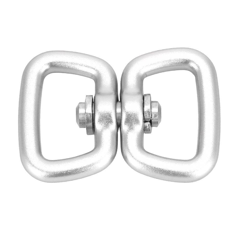 Outdoor Aluminum Alloy Key Connection Buckle Adapter Black