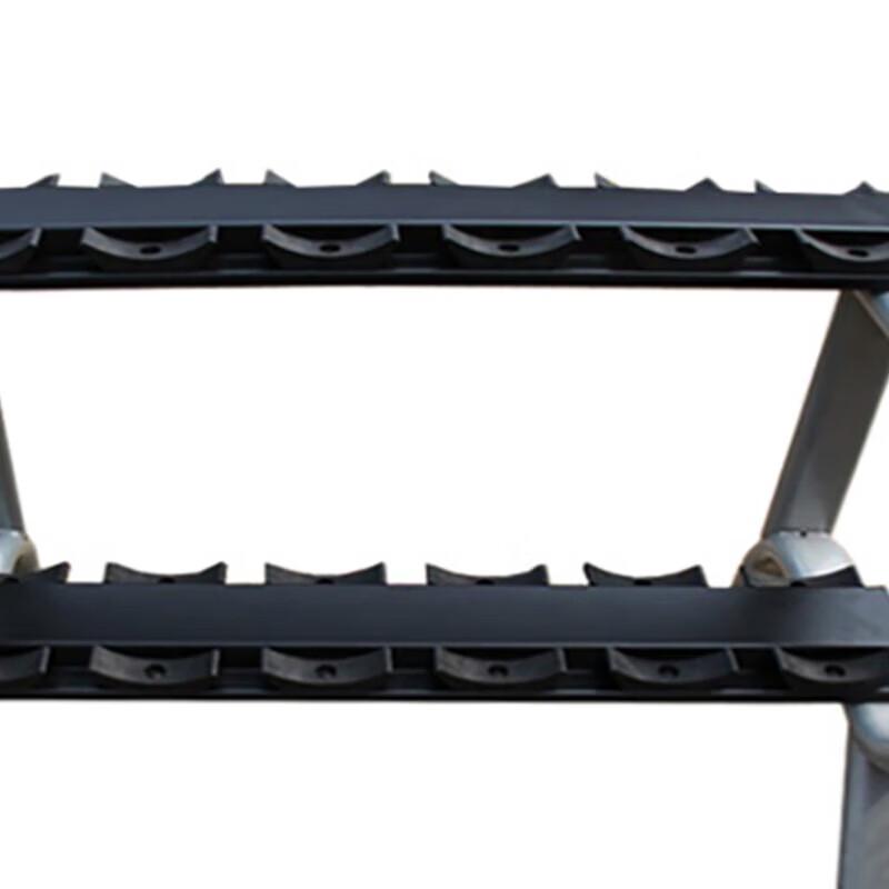 Jieruite Rubber-Coated Dumbbell & Rack System